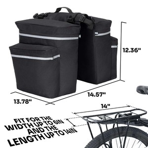 Muestra Gratuita de Bolsa Impermeable para Bicicleta, Portaequipajes Trasero para Ciclismo, Fabricante de Bolsas de 25L de Gran Volumen - Product Image 2