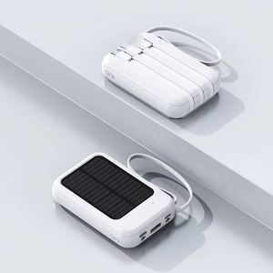 Family Design Oem Power Bank 10000Mah Solar Panel Charger Li-Polymer 10W Super Fast Charging Portable Outdoor Micro Usb - Product Image 3