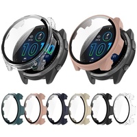 2023 nouveau PC + étui en verre trempé pour Garmin Forerunner 965 Smartwatch housse protecteur étui pour Garmin montre housse de protection