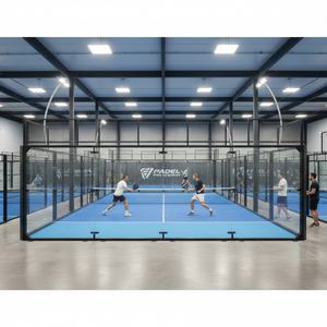 Pista de Pá<span class=keywords><strong>del</strong></span> Panorámica con Marco de Vidrio Templado, Pista de Pá<span class=keywords><strong>del</strong></span> Profesional para Interiores y Exteriores - Product Image 2