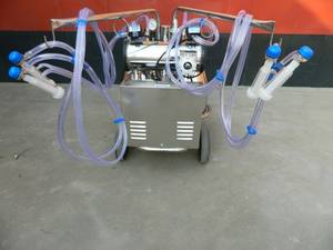 最高酪農農機具小モバイル自動ポータブルミニヤギ羊搾乳機と価格 - Product Image 6