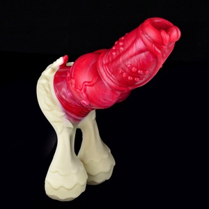 Dildo para Perros NNSX con Testículos Grandes, Pene Artificial de Animal para Estimulación Vaginal, Clítoris y Punto G, Juguetes Sexuales para Mujeres - Product Image 4
