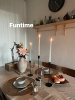 Mehrfarbige Dinner-Kerzen Set mit 4 Stück Tropffreie Rauchfreie Unparfümierte Klassische Stabkerzen für Hochzeit Heimdekoration Großhandel