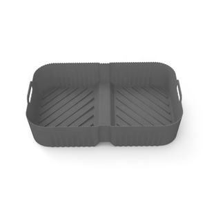 <span class=keywords><strong>Ninja</strong></span> DZ071 FOODI 2 pièces Air Fryer Liner Diviseur Panier 7QT Silicone Accessoires pour Cuisson <span class=keywords><strong>Frites</strong></span> Rôti pour La Cuisine À La Maison - Product Image 1