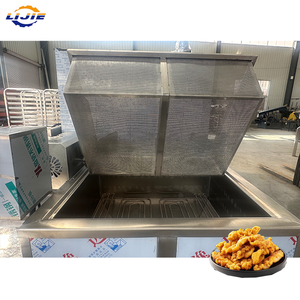 Nouvelle friteuse à double température pour la cuisson des tartes à la citrouille. Friteuse professionnelle pour la fabrication de beignets, disponible en gros - Product Image 4