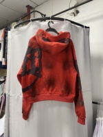Sweat-shirt à capuche graphique délavé personnalisé pour homme, style Y2K, streetwear oversize, fermeture éclair, vente en gros, fabricant OEM