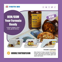 Pasokan Pabrik OEM ODM Vitamin E Softgels 400 IU Bantuan Kesehatan Metabolik untuk Penggemar Gaya Hidup Aktif Stok Gudang