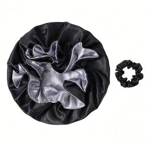 Gorros de Satén de Seda con Doble Capa Reversible para Cabello Largo y Rizado, Trenzado, Promoción, Regalo - Product Image 4