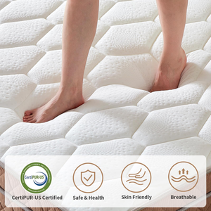 Colchón Híbrido de Espuma con Muelles Ensacados, Transpirable y Duradero, 30 cm de Grosor, Firmeza Media, Envasado al Vacío para un Dormitorio Confortable - Product Image 3