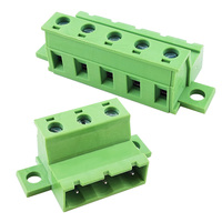Bloc de bornes mâles sans soudure 7,62 mm à montage sur panneau, prix direct usine et bas, pour connexion en ligne