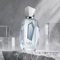 Flacon de parfum au design original, flacon de parfum personnalisé unique, flacon de parfum de luxe en verre, OEM et ODM, 100 ml, 50 ml