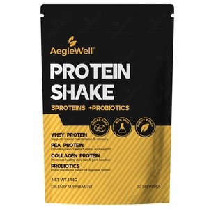 Poudre <span class=keywords><strong>de</strong></span> shake protéiné OLLI avec probiotiques, mélange <span class=keywords><strong>de</strong></span> protéines en poudre, sans sucre, à base <span class=keywords><strong>de</strong></span> plantes, <span class=keywords><strong>substitut</strong></span> <span class=keywords><strong>de</strong></span> <span class=keywords><strong>repas</strong></span> pour la récupération musculaire - Product Image 1