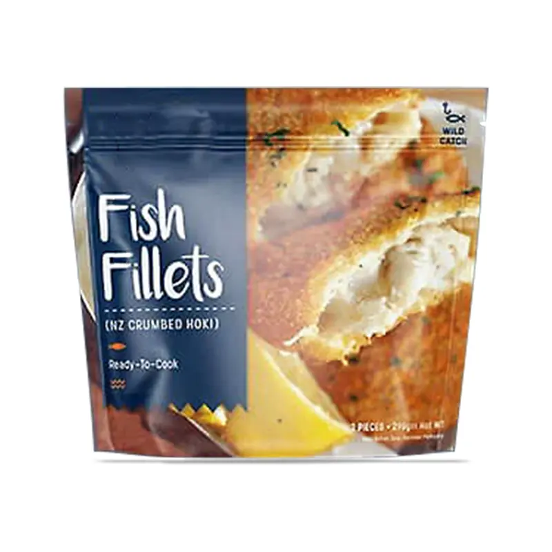 Sac d'emballage de crevettes congelées sous vide personnalisé/sacs d'emballage d'aliments pour crevettes congelées/matière plastique pour fruits de mer