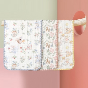 Nouvelle serviette de <span class=keywords><strong>bain</strong></span> carrée en gaze à motifs de dessins animés, en pur coton absorbant, <span class=keywords><strong>pour</strong></span> bébés et tout-petits, 30x50cm - Product Image 1