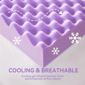 Mật độ cao ngủ cũng CuộN Bộ nhớ bọt nệm đặt hàng trực tuyến đầy đủ inch colchon Gel Bộ nhớ Trứng Thùng bọt Nệm Topper - Product Image 4