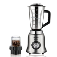 AKANE A.81854 Mixeur Électrique 2-en-1 500W 20000RPM en Acier Inoxydable avec Grande Capacité de 1,5L