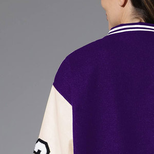 Customized Breathable Canvas Stand Collar Printed <b>Lightweight</b> Varsity <b>Jacket</b> High Quality Casual Design Letterman <b>Womens</b> Winter - Product Image 6