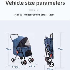 <span class=keywords><strong>Poussette</strong></span> de luxe <span class=keywords><strong>pour</strong></span> animaux de compagnie, <span class=keywords><strong>poussette</strong></span> de voyage à 4 roues <span class=keywords><strong>pour</strong></span> chiens, <span class=keywords><strong>poussette</strong></span> <span class=keywords><strong>pour</strong></span> petits chiens - Product Image 6