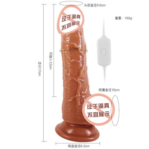 Dildo réaliste en TPE, couleur chair, étanche, vibrateur manuel et électrique, jouet sexuel pour adultes - Product Image 2