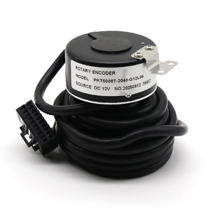 เครื่องเข้ารหัสโรตารี่ DC 12V สำหรับการต่อพ่วงมอเตอร์เซอร์โวแบบเพิ่ม PKT5008T-2048-G12L05 - Product Image 2