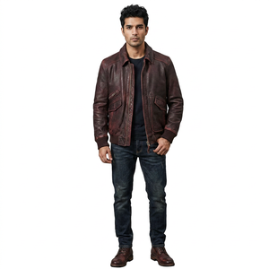 Top Selling <b>Men</b> <b>Leather</b> <b>Jacket</b> Sale on <b>Men</b> <b>Leather</b> <b>Jacket</b> High Quality Cheap Price Customize <b>jacket</b> for <b>men</b> - Product Image 1