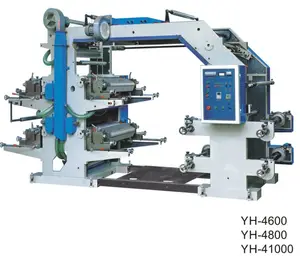 Máquina de impresión flexográfica en 4 colores