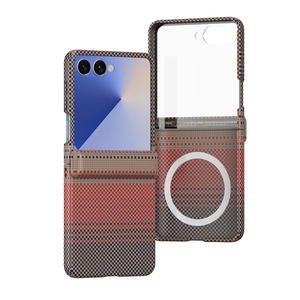 Le plus récent couvercle en Fiber de carbone PC dur antichoc avec charnière de charge magnétique étui de téléphone portable pour Samsung Galaxy <span class=keywords><strong>Z</strong></span> <span class=keywords><strong>Flip</strong></span> 7 6 5 <span class=keywords><strong>4</strong></span> - Product Image 5