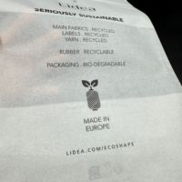Sac d'emballage pour vêtements en papier de cellulose écologique, biodégradable, personnalisé, pour chaussures de mode et pelage de fourrure