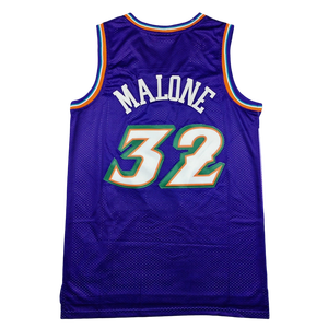 Maillot de football américain Utah Jazz, Stockton 12, Malone 32, 2 styles, imprimé par transfert thermique, survêtement pour homme 100% polyester - Product Image 3