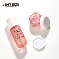 Emballages cosmétiques personnalisés en gros : flacon capsule + pot capsule, couleur givrée, 60 ml, 100 ml, 150 ml, PET, flacon pour huile corporelle