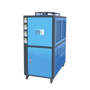 10hp industry injection chiller air cooled water chiller with refrigerant R407C and Water tank with copper coil