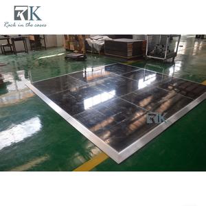 Pista de baile de escenario firme portátil con borde de aluminio para pisos de espectáculos de eventos - Product Image 2