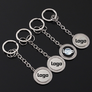 Llavero de Lujo con Pedrería y Logotipo de Auto para Benz, BMW, <span class=keywords><strong>Audi</strong></span>, Anillo de Llaves Redondo de Metal Personalizado para Regalos Promocionales, Accesorios para Llaves - Product Image 6