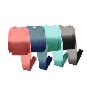 Ensemble <span class=keywords><strong>de</strong></span> <span class=keywords><strong>pyjama</strong></span> deux pièces pour enfants, haut à manches longues et pantalon <span class=keywords><strong>de</strong></span> jogging, vêtements <span class=keywords><strong>de</strong></span> nuit Tie Dye, Offres Spéciales - Product Image 1