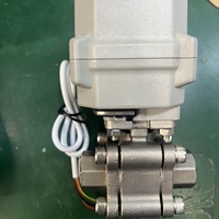 Vanne à bille électrique en acier inoxydable haute pression SS304 avec filetage NPT