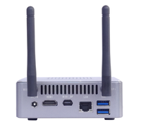NUC600 Mini PC Mendukung Prosesor Core Generasi ke-6 dan Celeron Dual DDR4 Maks 32G Output Layar Ganda 4K Daya 12V