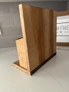 Mango de madera personalizado con pizarra, para cerveza, artesanal - Product Image 6