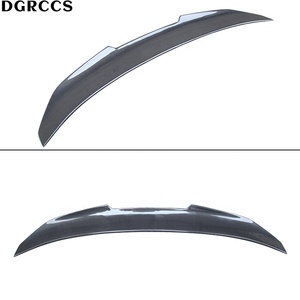 DGRCCS 2 Series F22 Coupe/F23 Convertible/M2 F87 PSM Style Carbon Fiber Rear Bumper Spoiler Trunk Wing 2014-2020 Polished - Product Image 4