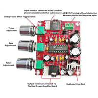 XH-M151 BBE XR1075 préampli carte de tonalité Audio aigus réglage des basses égaliseur pré amplificateur contrôle de tonalité préamplificateur
