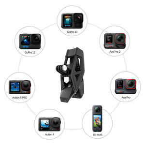 Kit de Accesorios para Cámara Antideslizante de Alta Calidad, Soporte Adaptador para Casco de Motocicleta para Cámaras de Acción Gopro, Dji, <span class=keywords><strong>Insta360</strong></span> - Product Image 6