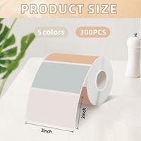 Étiquettes thermiques 3" x 2", autocollantes, rectangulaires, pour imprimante thermique, pour prix, codes-barres, envoi postal, noms