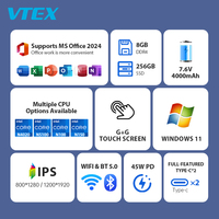 Tablette PC 2-en-1 Win G6500Y 10,1 pouces IPS FHD avec écran tactile G2.5D, Wi-Fi double bande AC, BT5.0, Type-C et charge rapide PD 45W