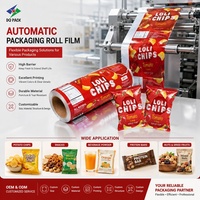 Sacs d'emballage alimentaire en film plastique à scellage thermique pour bâtonnets glacés, avec impression par gravure et emballage automatique, anti-fuite