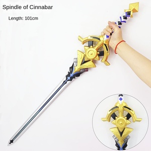 ดาบอาวุธพิเศษสำหรับเล่นเกม abedo แกนหมุน1เมตรยางนุ่ม PU เครื่องประดับขายส่งดาบของเล่นอุปกรณ์ประกอบคอสเพลย์ - Product Image 5