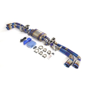 ING Nouveau style Performance 2005 et plus Ferrari F430 <span class=keywords><strong>Scuderia</strong></span> 6.3 Échappement Catback en alliage de titane Tuyau d'échappement de voiture Pièces automobiles - Product Image 5