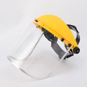 Protecteur facial de sécurité antichoc et anti-rayures (B1BL + FC48) Visière transparente en polycarbonate de qualité extrusion 1 ensemble + - Product Image 4