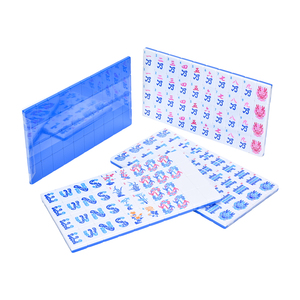 Jeu de Mahjong Classique en Mélamine Acrylique pour 4 Joueurs, Format Compact, Léger, Facile à Transporter, Idéal pour le <span class=keywords><strong>Voyage</strong></span>, le Camping en Plein Air et les Déplacements Professionnels - Product Image 1