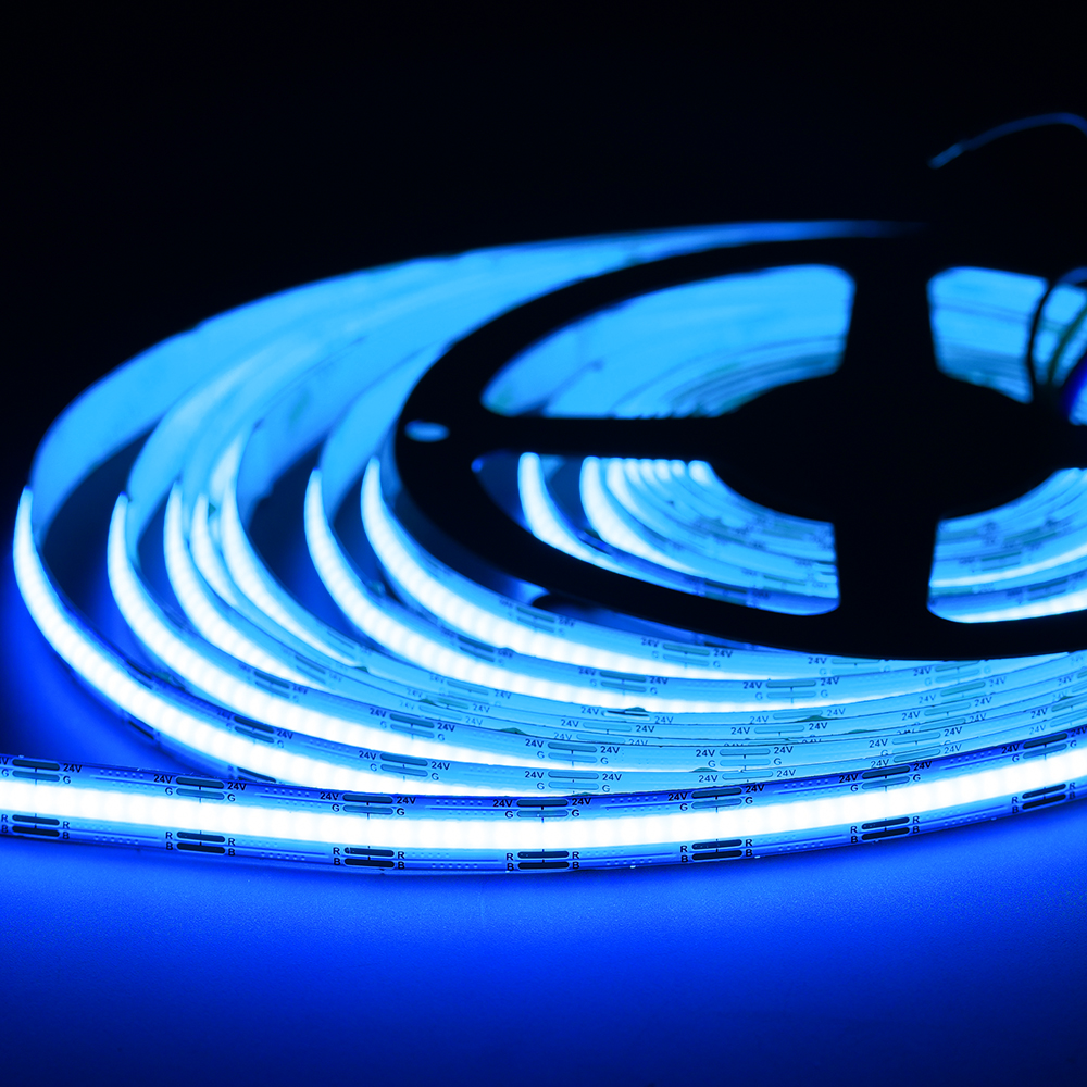 Wholesale RGBW RGB 3000k 4000k 6000k cob led strip light cri 90 24v 1232leds/m COB RGBW LED Strip
