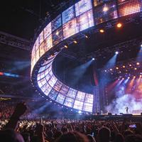 Mur vidéo LED flexible et incurvé pour la location, idéal pour les scènes de concert et les galas du Festival du Printemps