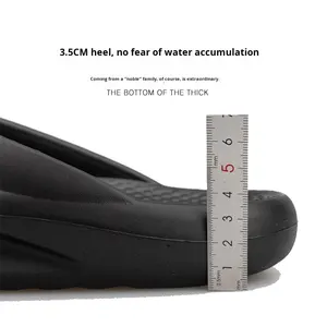 Nouvelles tongs pour hommes transfrontalières Design imprimé Cool Summer Beach Pantoufles Sandales à la mode à semelles épaisses Grande taille - Product Image 5